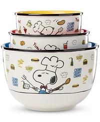 Lenox Chef Snoopy Bowls, Set of 3