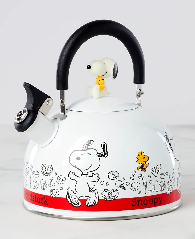 Lenox Chef Snoopy Enamelware Tea Kettle