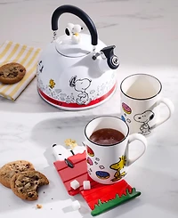 Lenox Chef Snoopy Enamelware Tea Kettle