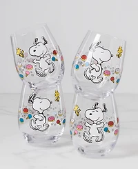 Lenox Chef Snoopy Tumblers, Set of 4