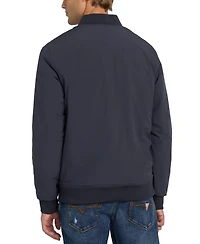 Guess Men's Lightweight Logo Full-Zip Bomber Jacket