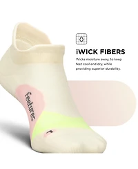Feetures Elite Light Cushion No Show Tab Ankle Socks - Sport Sock with Targeted Compression