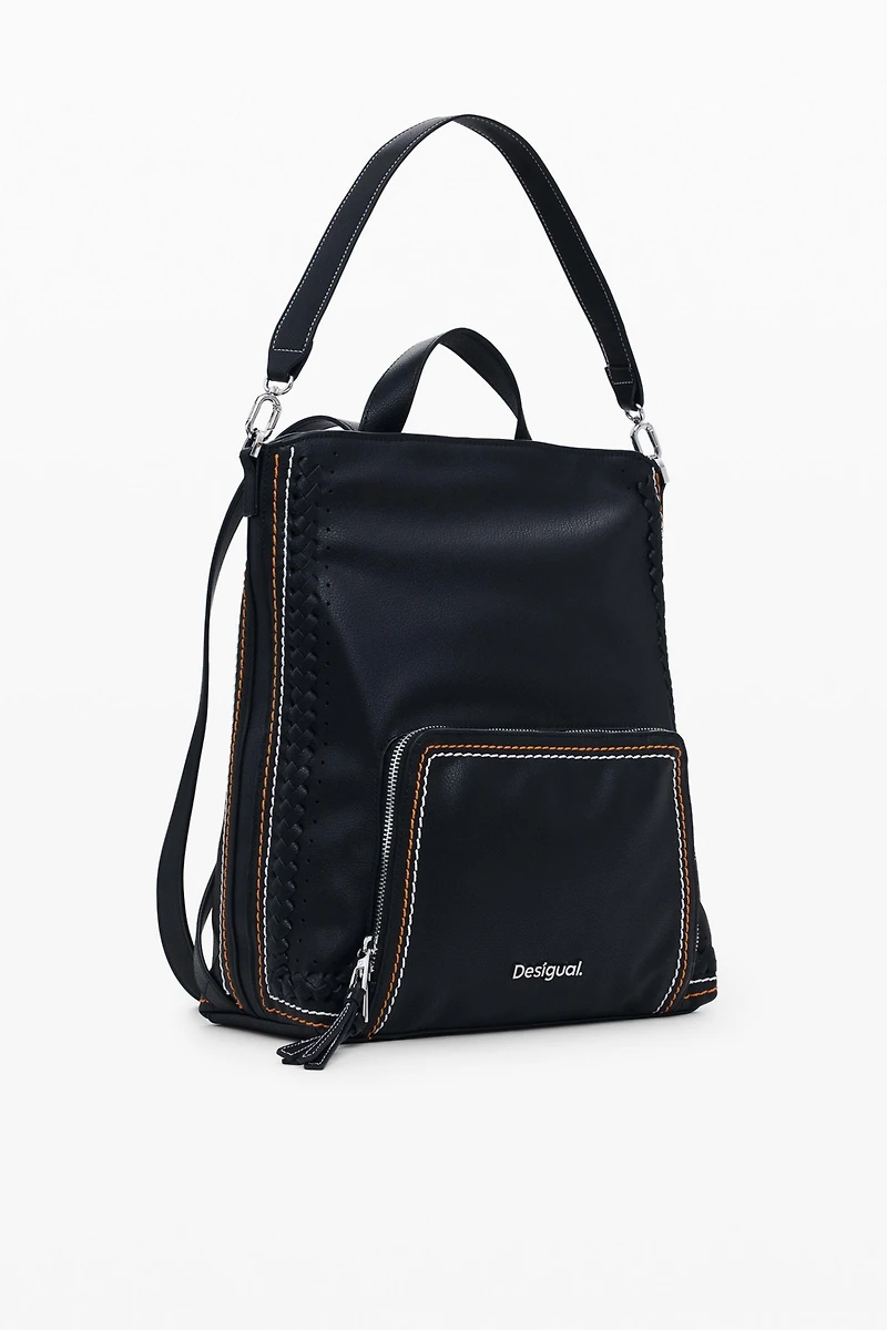 Desigual Women's Medium braided backpack