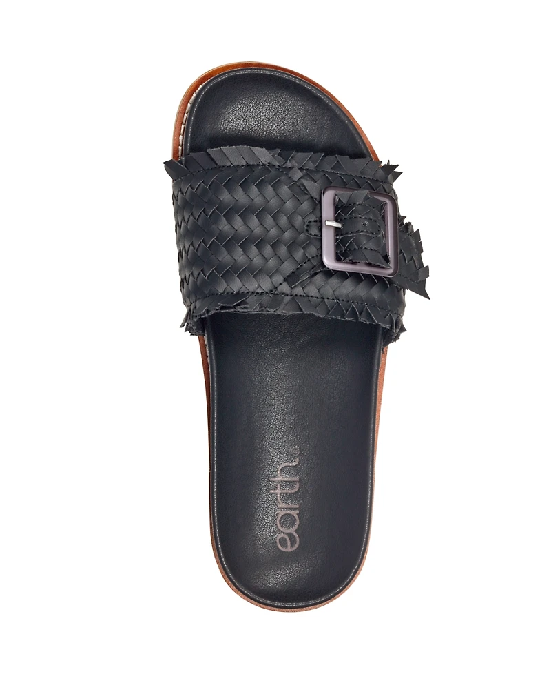 Earth Women's Fontane Woven Flat Sandals
