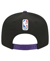 New Era Men's Black/Purple Sacramento Kings Jersey Hook Statement Edition 9FIFTY Snapback Hat