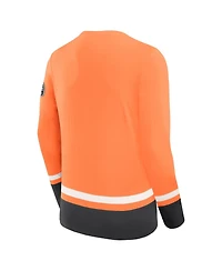 Fanatics Men's Orange Philadelphia Flyers Vintage High Point Long Sleeve T-Shirt