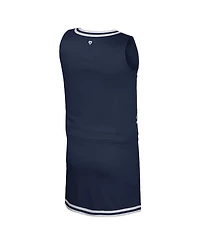 Colosseum Big Girls Navy Penn State Nittany Lions Cheerleader Top Skirt Set