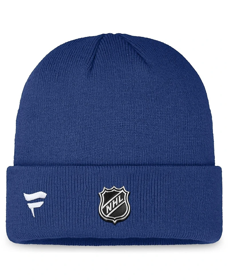 Fanatics Men's Blue Toronto Maple Leafs Authentic Pro Training Camp Cuffed Knit Hat