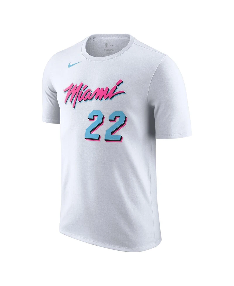 Nike Men's Jimmy Butler White Miami Heat 2024/25 City Edition Name Number T-Shirt