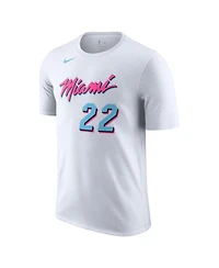 Nike Men's Jimmy Butler White Miami Heat 2024/25 City Edition Name Number T-Shirt