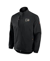 Fanatics Men's Black Philadelphia Flyers Authentic Pro Rink Coaches Full-Zip Jacket
