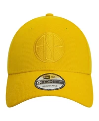 New Era Men's Yellow As Roma Corduroy Tonal 9FORTY Adjustable Hat