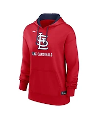 Nike Women's Red St. Louis Cardinals Authentic Collection Performance Pullover Hoodie