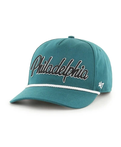 '47 Brand Men's Midnight Green Philadelphia Eagles Overhand Hitch Adjustable Hat