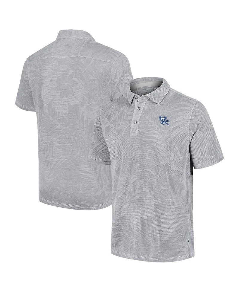 Tommy Bahama Men's Gray Kentucky Wildcats Sport Santiago Paradise Polo Shirt
