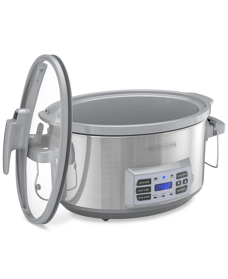 Black & Decker 7-Quart Digital Temperature Probe Slow Cooker