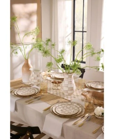 Mackenzie Childs Mocha Check Collection