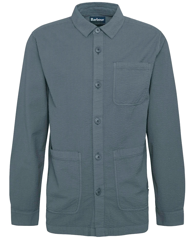Barbour Men's Callercove Seersucker Shirt Jacket