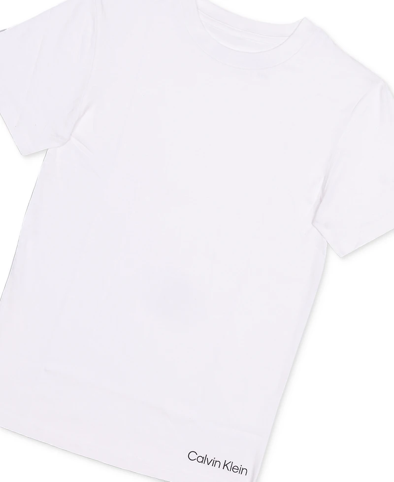 Calvin Klein Little & Big Boys Cotton T-Shirts, Pack of 3