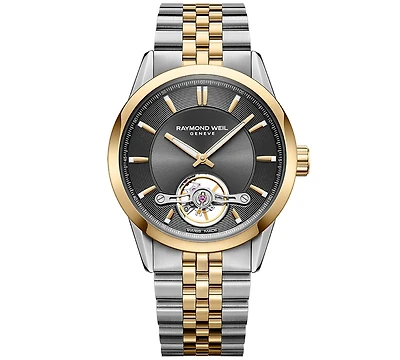 Raymond Weil Men's Swiss Automatic Freelancer Two-Tone Stainless Steel Bracelet Watch 43mm