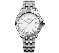 Raymond Weil Men's Swiss Tango Quartz Stainless Steel Bracelet Watch 41mm