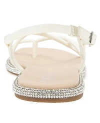 Kenneth Cole Reaction Women's Waltz Strappy Square Toe Flat Sandals