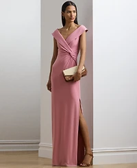 Lauren Ralph Lauren Women's Jersey Off-the-Shoulder Gown