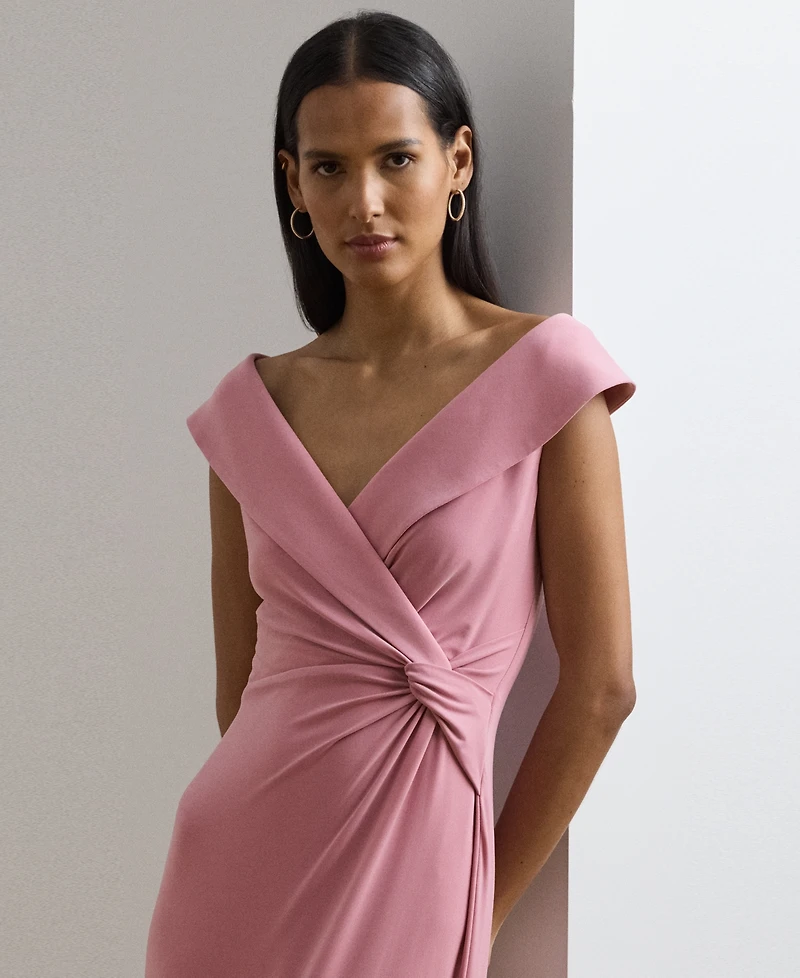 Lauren Ralph Lauren Women's Jersey Off-the-Shoulder Gown