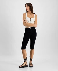 Self Esteem Juniors' Lace-Up Eyelet Sleeveless Corset