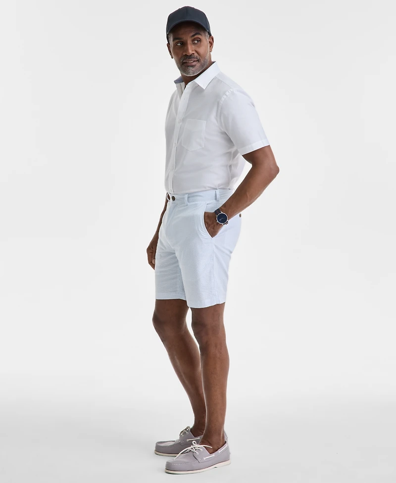 Club Room Men's Classic Seersucker Shorts, Exclusively at Macy's