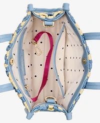 On 34th Small Straw Crossbody Tote, Exclusively at Macy's