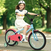 Kids Bike with Adjustable Handlebar and Saddle for 4-8 Years Old