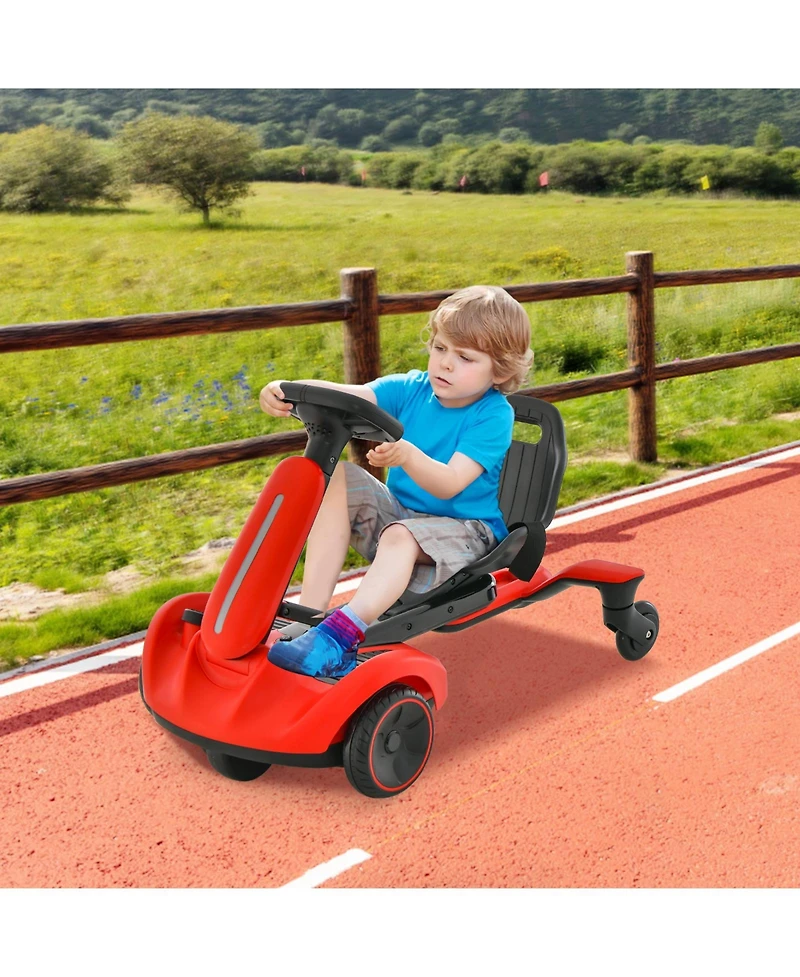 6V Kids Ride on Drift Car with 360; Spin and 2 Adjustable Heights