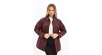 Furniq Uk Women's Genuine Leather Jacket