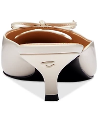Coach Women's Runway Embellished Bow-Trim Mules