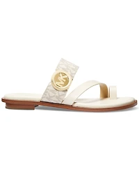 Michael Kors Mmk Vera Slip-On Toe-Ring Slide Sandals