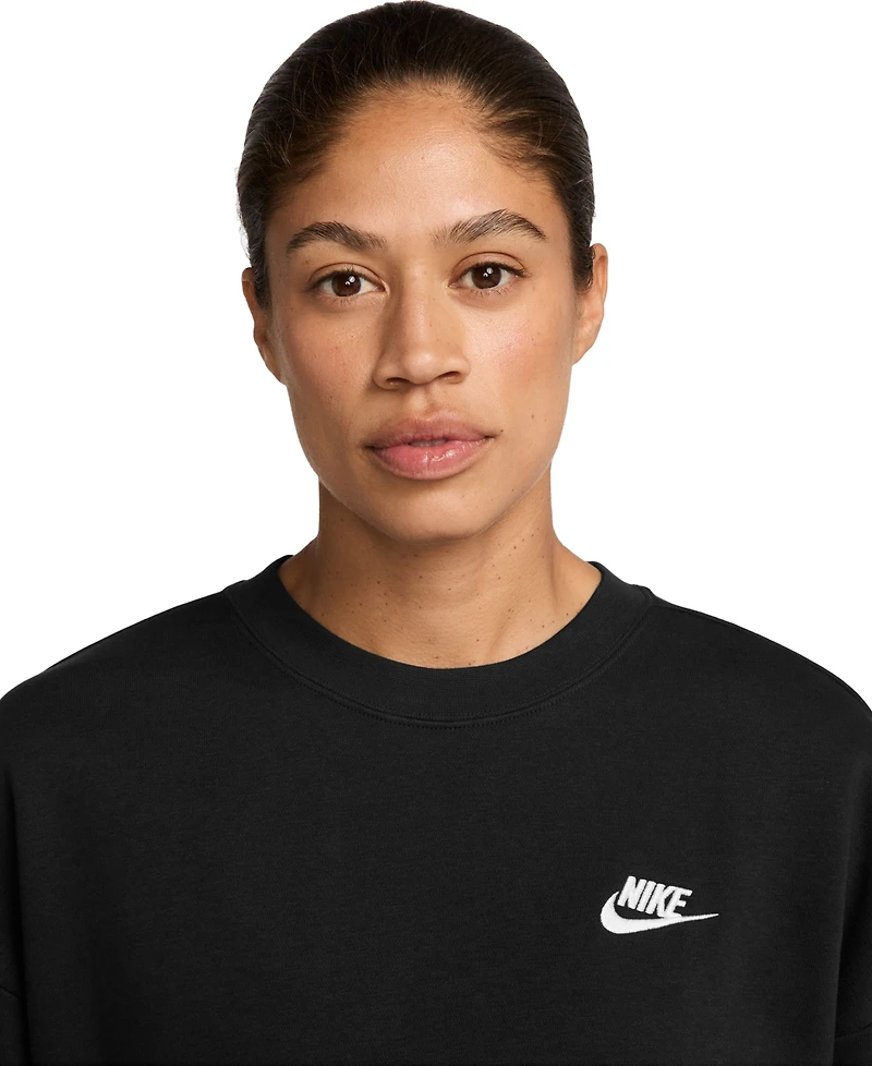 Nike Sportswear Women's Club Fleece Loose Crewneck Sweatshirt