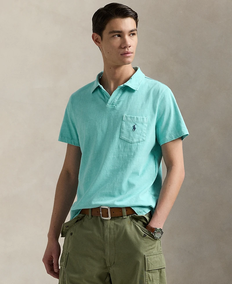 Polo Ralph Lauren Men's Standard Cotton-Linen Jersey Shirt