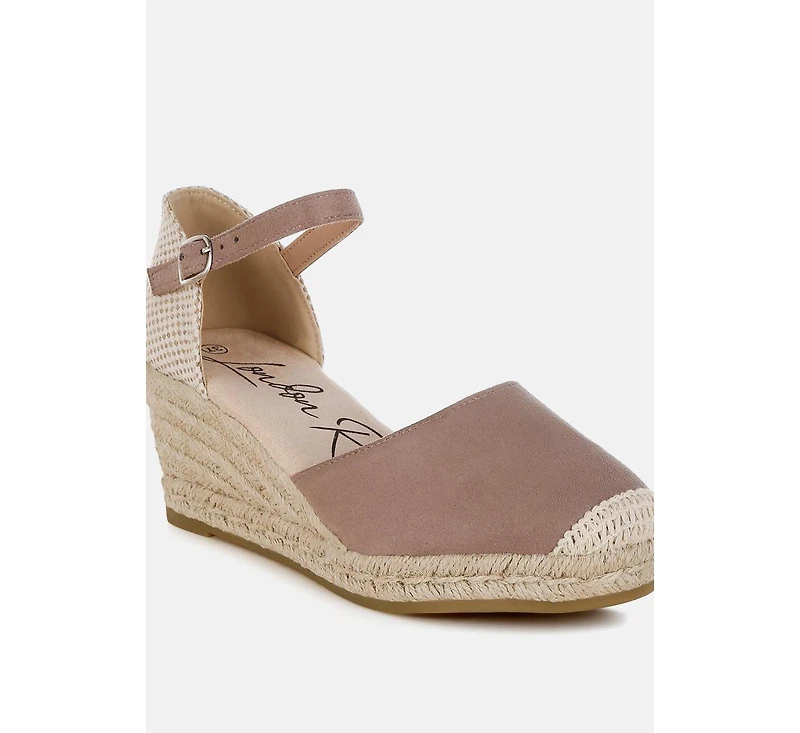 Paryor Microfiber Espadrilles Sandals