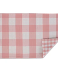 Design Imports Pink Buffalo Check Placemat, Set of 4