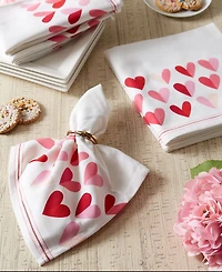 Design Imports Valentine's Day Napkin, Set of 6