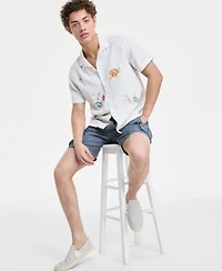 Sun + Stone Men's Augustus Floral Shirt, Exclusively at Macy's