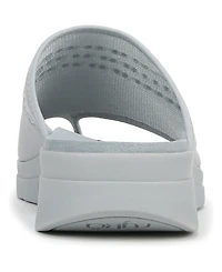 Ryka Women's Elegance Washable Toe Loop Slide Sandals