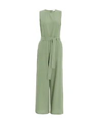 Quiz Women's Linen Culotte Jumpsuit