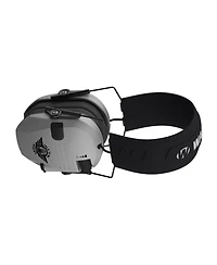 Walkers Razor Electric Slim Earmuffs (Gray) and Protective Glasses (2-Pack)