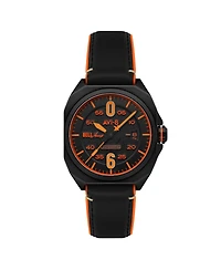 Avi-8 Men's Bell X-1 Machbuster Automatic Rubber and Leather Strap Watch