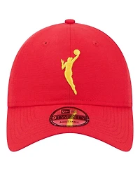 New Era Men's Red Indiana Fever 9TWENTY Adjustable Hat
