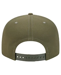 New Era Men's Olive Jacksonville Jaguars Main 9FIFTY Snapback Hat
