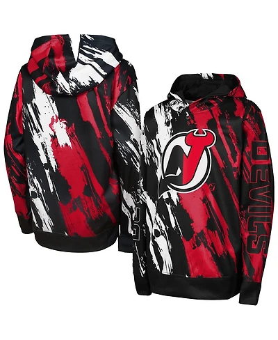 Outerstuff Preschool Red New Jersey Devils Master Snipe Pullover Hoodie