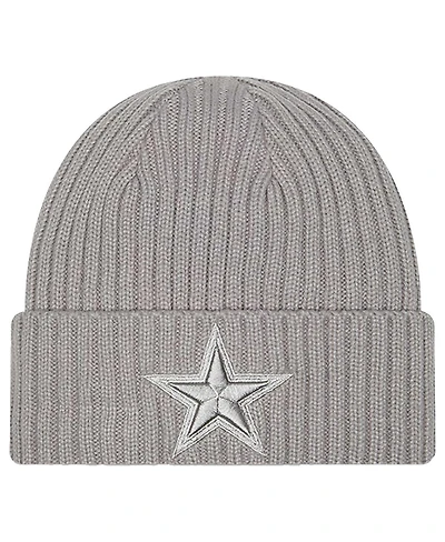 New Era Big Boys and Girls Gray Dallas Cowboys Tonal Color Pack Cuffed Knit Hat